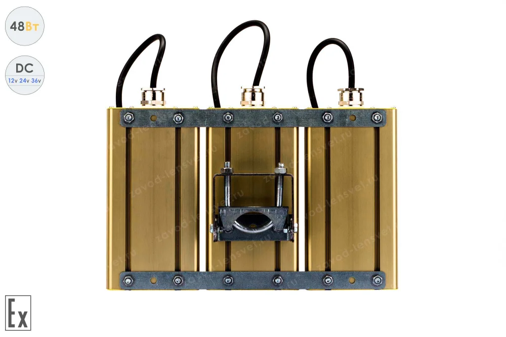 Низковольтный светодиодный светильник Модуль Взрывозащищенный GOLD, универсальный U-3 , 48 Вт, 120° в 