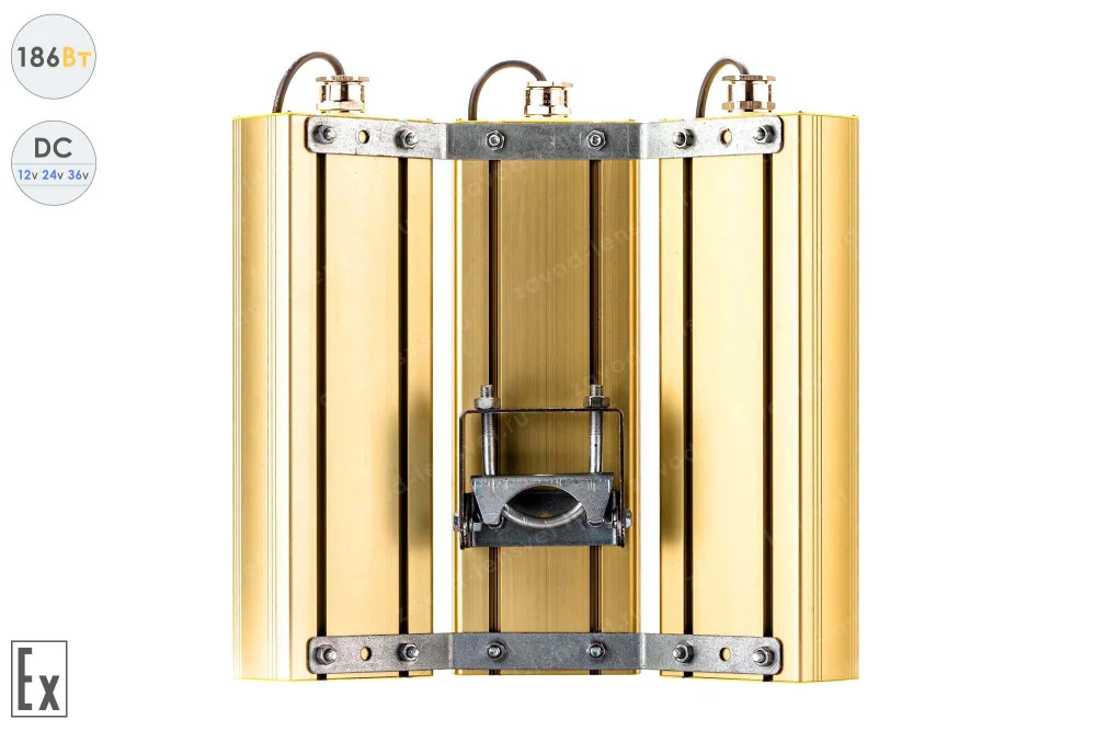 Низковольтный светодиодный светильник Модуль Взрывозащищенный GOLD, универсальный UM-3 , 186 Вт, 120° в 