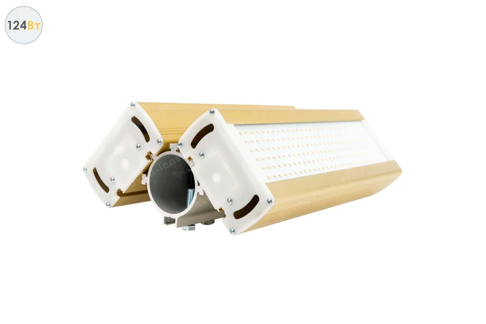 Уличный светодиодный светильник GOLD, консоль KM-2, 124 Вт в 