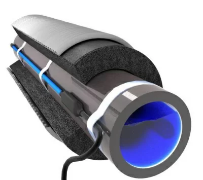 Freezstop-25-2 комплект саморегулирующегося греющего кабеля в 