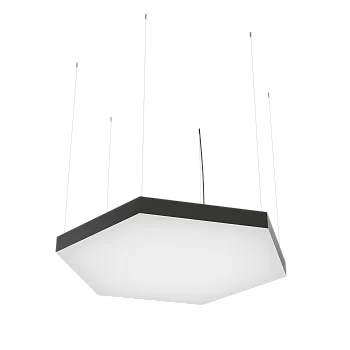 Дизайнерский светодиодный светильник Geniled Art Hexagon 700x606x350 h80 50Вт 4000К 90Ra Черный в 