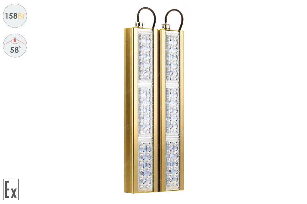 Прожектор Взрывозащищенный GOLD, универсальный U-2, 158 Вт, 58° в 
