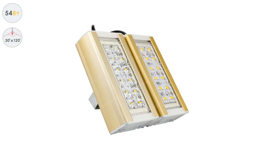 Магистраль GOLD, универсальный U-2, 54 Вт, 30X120°, светодиодный светильник в 