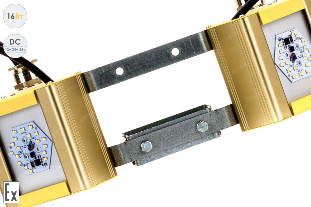 Низковольтный светодиодный светильник Модуль Взрывозащищенный GOLD, универсальный UM-2 , 16 Вт, 120° в 