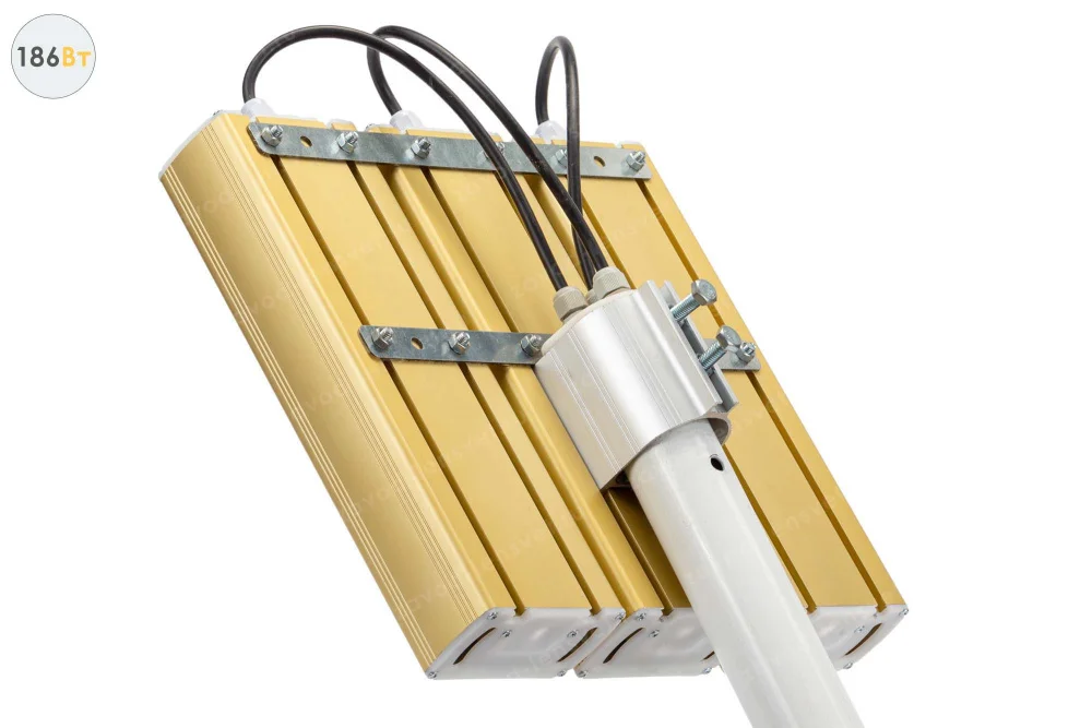 Уличный светодиодный светильник GOLD, консоль K-3, 186 Вт в 