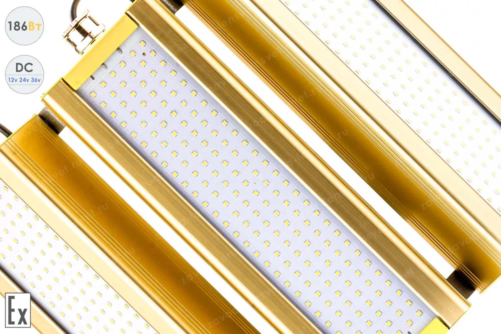 Низковольтный светодиодный светильник Модуль Взрывозащищенный GOLD, универсальный UM-3 , 186 Вт, 120° в 