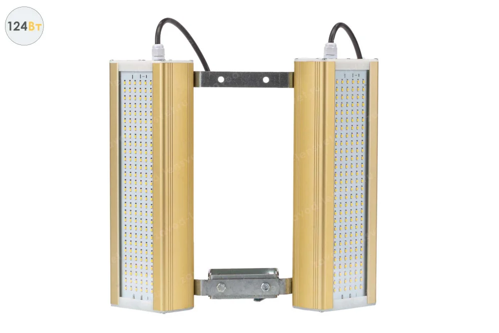Уличный светодиодный светильник GOLD, универсальный UM-2, 124 Вт в 
