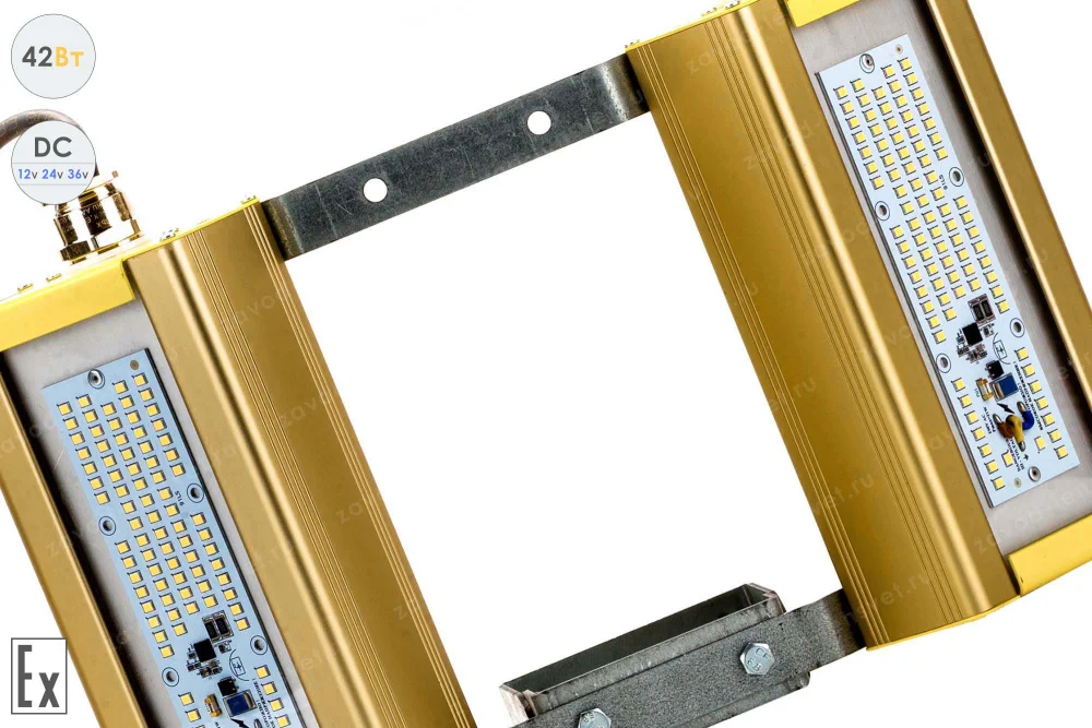 Низковольтный светодиодный светильник Модуль Взрывозащищенный GOLD, универсальный UM-2 , 42 Вт, 120° в 