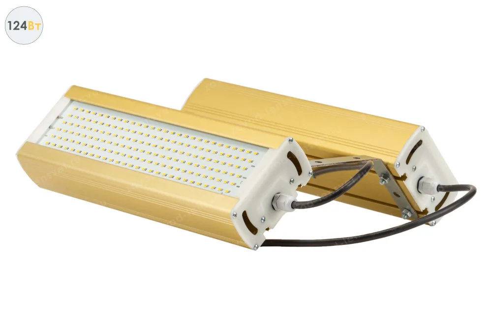 Уличный светодиодный светильник GOLD, универсальный UM-2, 124 Вт в 