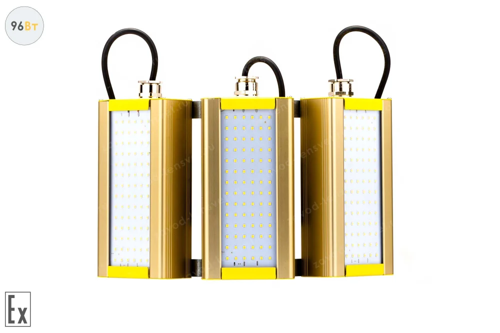 Модуль Взрывозащищенный GOLD, универсальный UM-3, 96 Вт, светодиодный светильник в 