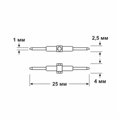 Коннектор игольчатый в 