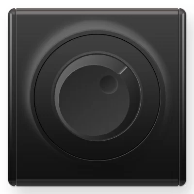 Светорегулятор OneKeyElectro Florence 600 W для ламп накаливания и галогенных ламп, черный в 