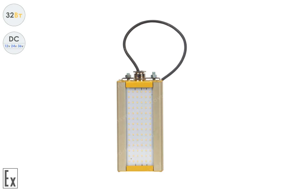 Низковольтный светодиодный светильник Модуль Взрывозащищенный GOLD, универсальный U-1 , 32 Вт, 120° в 