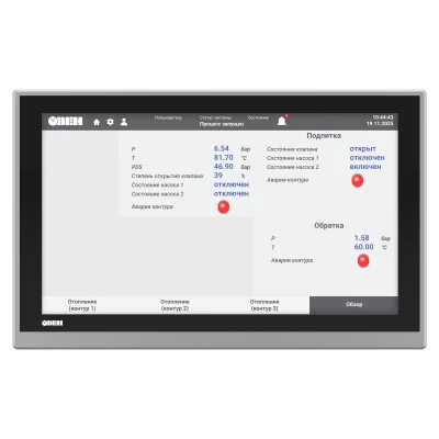 СПК210 сенсорные панельные контроллеры в 