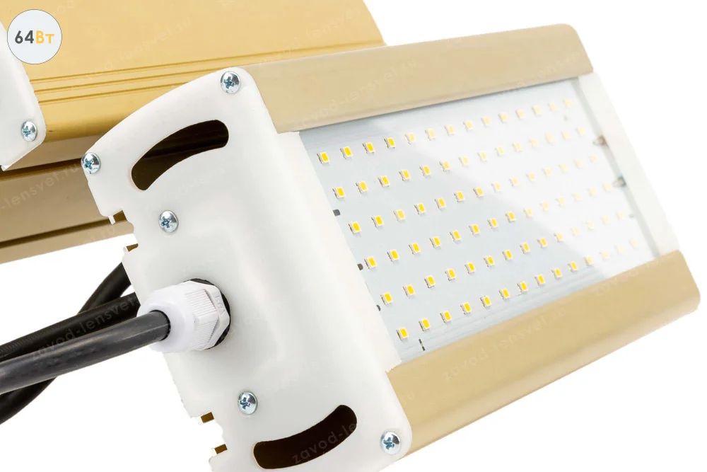 Уличный светодиодный светильник GOLD, консоль KM-2, 64 Вт в 