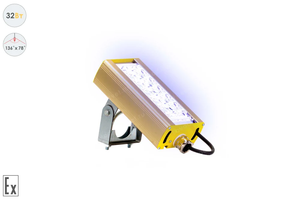 Светодиодный светильник LSS-AR-U-018-1EX/2EX-32-136X78-B-67 в 