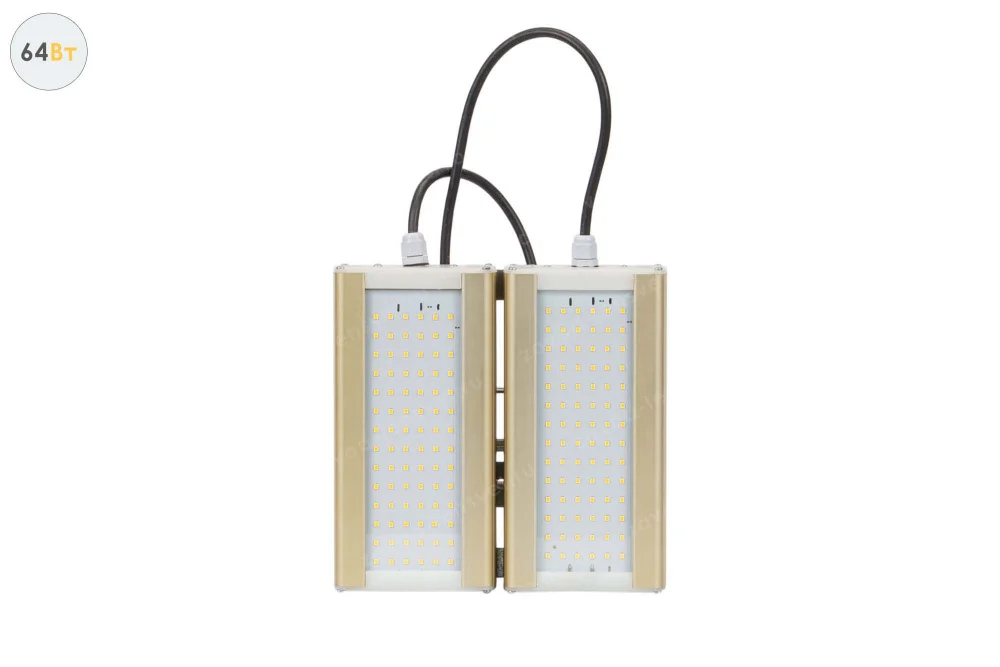 Уличный светодиодный светильник GOLD, универсальный U-2, 64 Вт в 