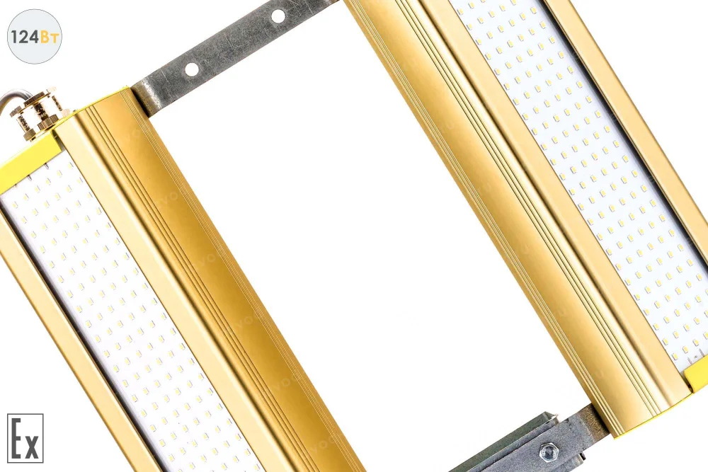 Модуль Взрывозащищенный GOLD, универсальный UM-2, 124 Вт, светодиодный светильник в 
