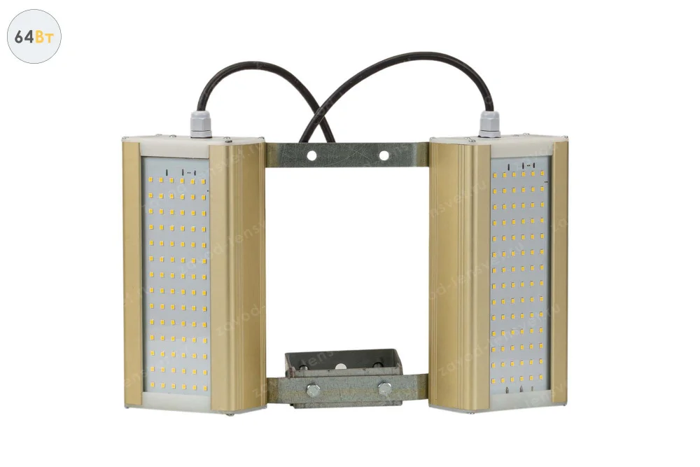 Уличный светодиодный светильник GOLD, универсальный UM-2, 64 Вт в 