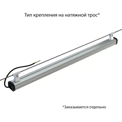 Светодиодный светильник PromLed Т-Линия Компакт 40 1000мм Эко 12-24V AC/DC 4000К Прозрачный в 