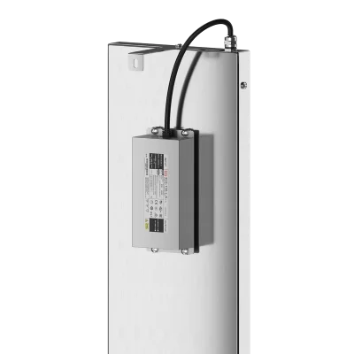 Светодиодный светильник Geniled Titan Inox Standart 1000x180x30 100Вт 3000К IP66 Прозрачное закаленное стекло Mean Well в 