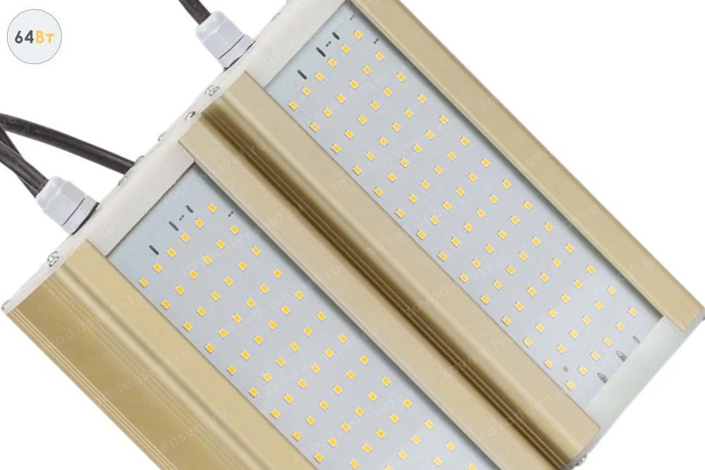 Уличный светодиодный светильник GOLD, универсальный U-2, 64 Вт в 