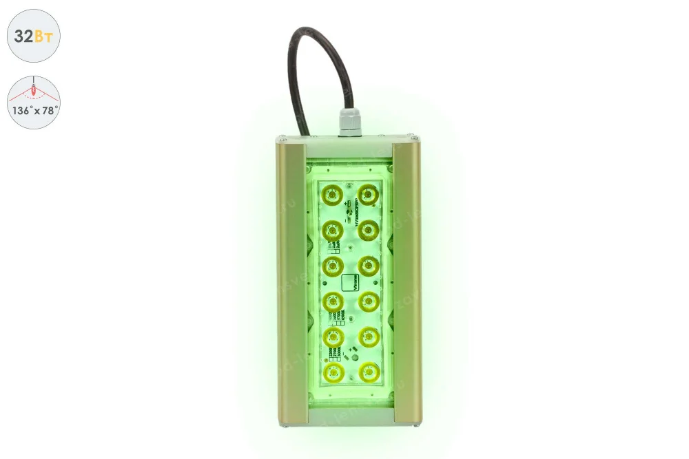 Архитектурный светодиодный светильник LSS-AR-U-018-32-136X78-G-67 в 