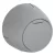 Розетка электрическая с крышкой OneKeyElectro Rotondo с заземлением, винтовые контакты, серая в 