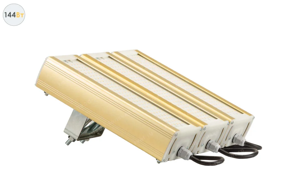 Уличный светодиодный светильник GOLD, универсальный U-3, 144 Вт в 