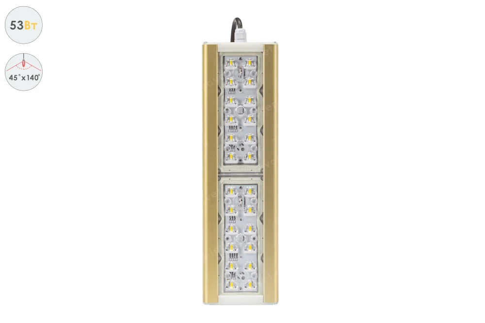 Магистраль GOLD, консоль K-1, 53 Вт, 45X140°, светодиодный светильник в 