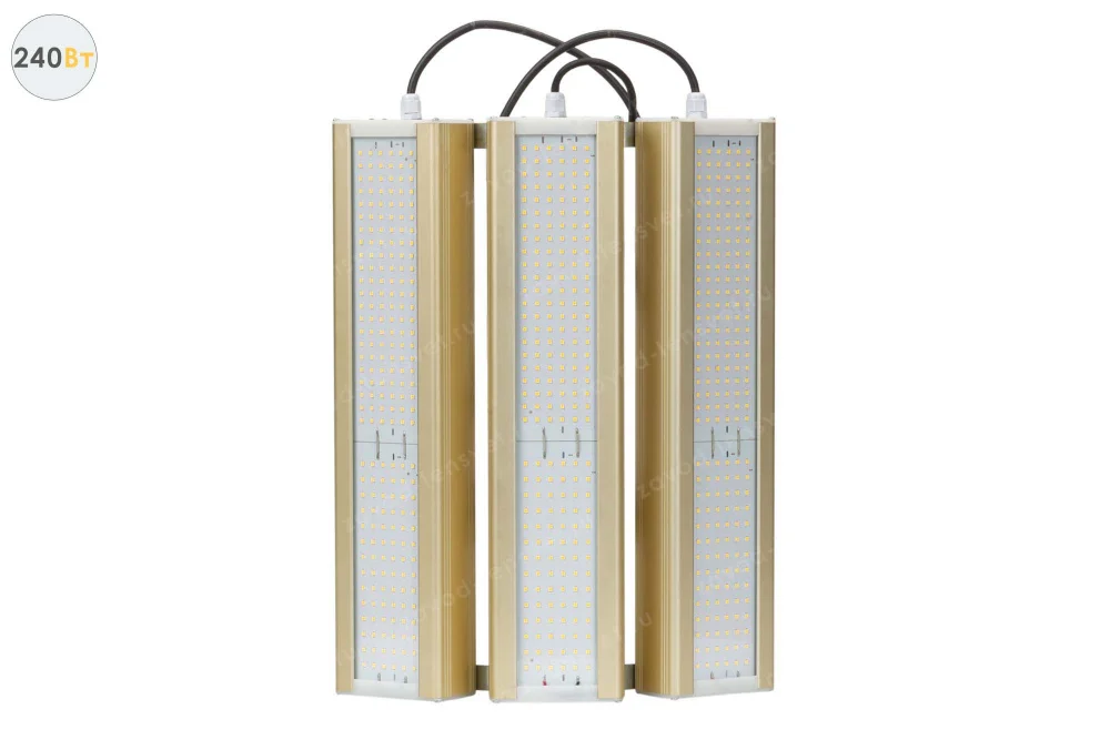 Уличный светодиодный светильник GOLD, универсальный UM-3, 240 Вт в 