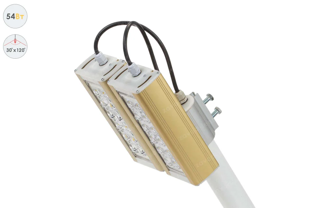 Магистраль GOLD, консоль K-2, 54 Вт, 30X120°, светодиодный светильник в 