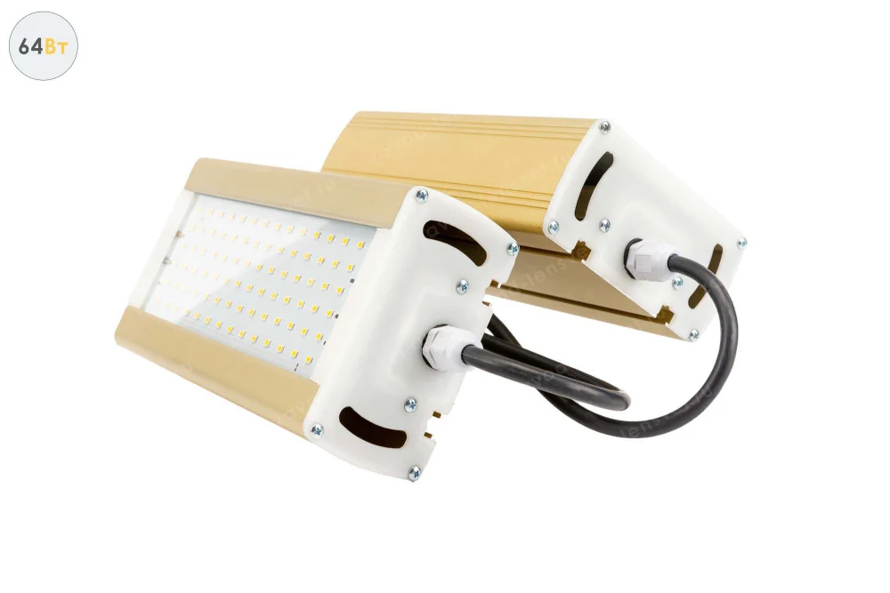 Уличный светодиодный светильник GOLD, консоль KM-2, 64 Вт в 