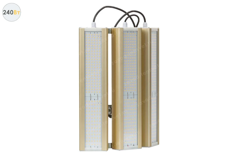 Уличный светодиодный светильник GOLD, универсальный UM-3, 240 Вт в 