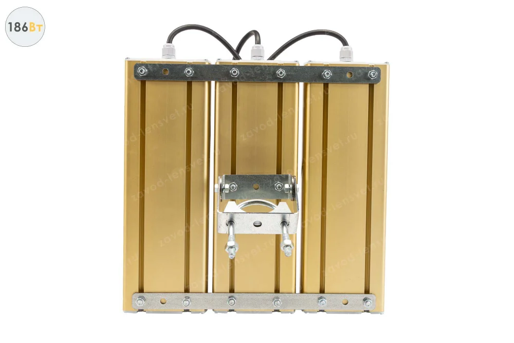 Уличный светодиодный светильник GOLD, универсальный U-3, 186 Вт в 