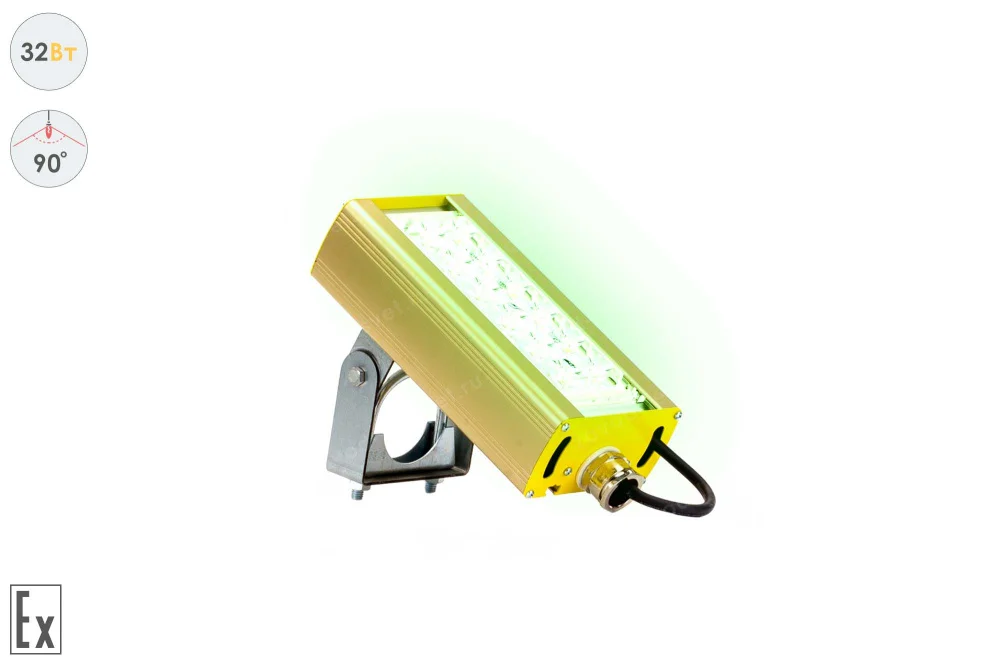 Светодиодный светильник LSS-AR-U-018-1EX/2EX-32-90-G-67 в 