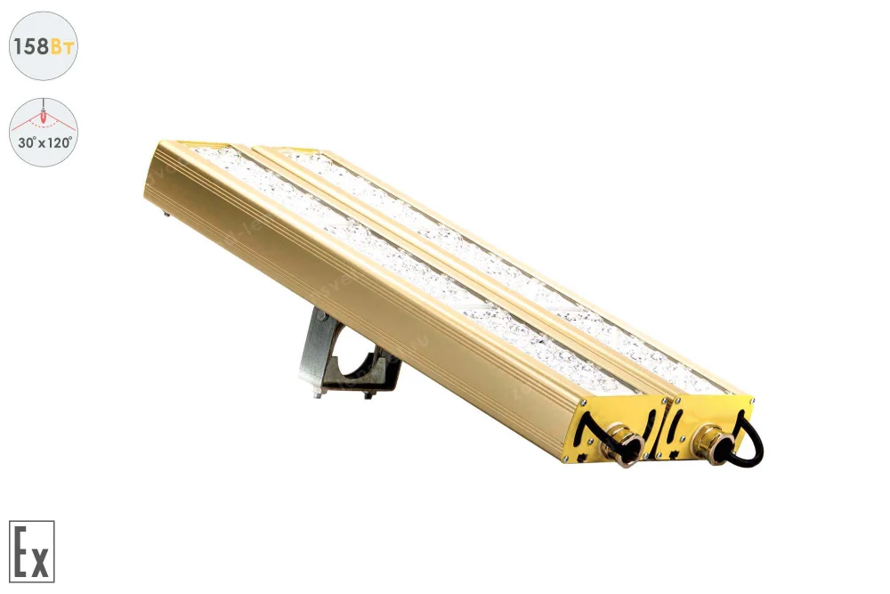 Магистраль Взрывозащищенная GOLD, универсальный U-2, 158 Вт, 30X120°, светодиодный светильник в 