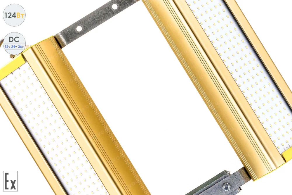 Низковольтный светодиодный светильник Модуль Взрывозащищенный GOLD, универсальный UM-2 , 124 Вт, 120° в 