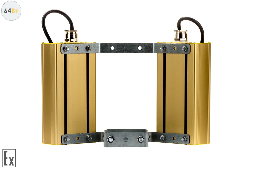 Модуль Взрывозащищенный GOLD, универсальный UM-2, 64 Вт, светодиодный светильник в 