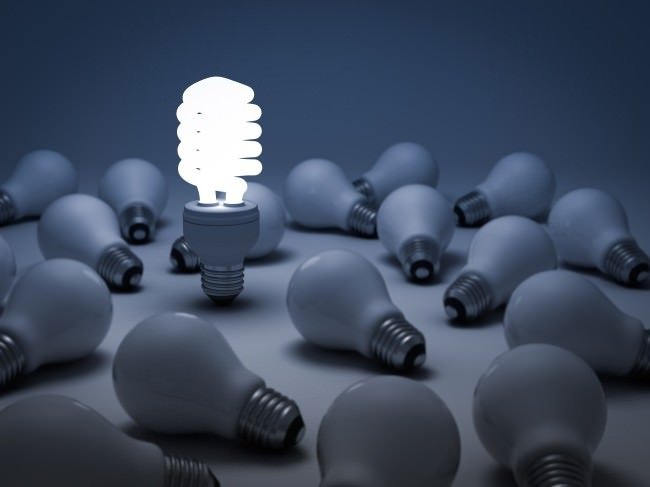 С 1 января люминесцентные лампочки вне закона