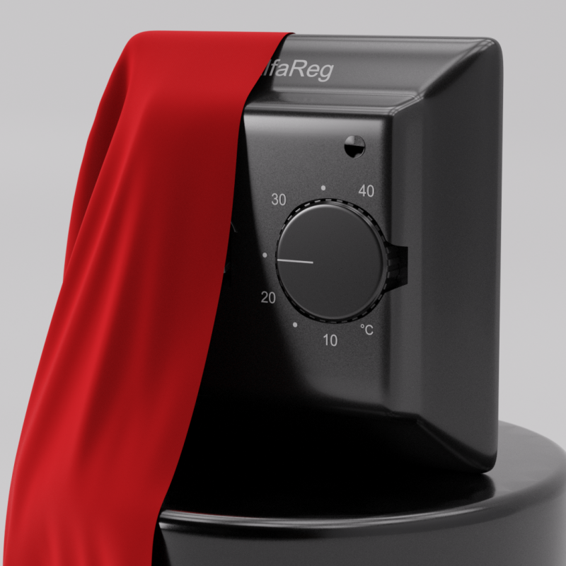 Теперь терморегуляторы Alfareg в чёрном цвете