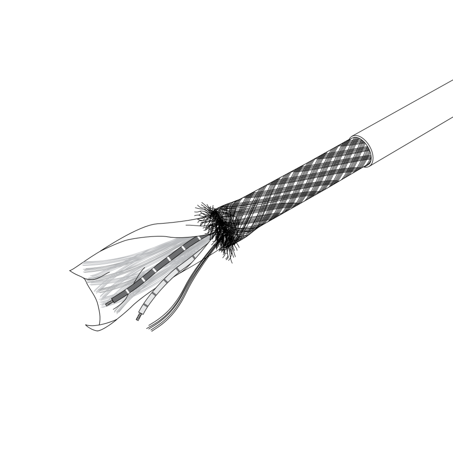 Контрольный кабель с LSOH оболочкой MONI-RS485-WIRE -ZHB1