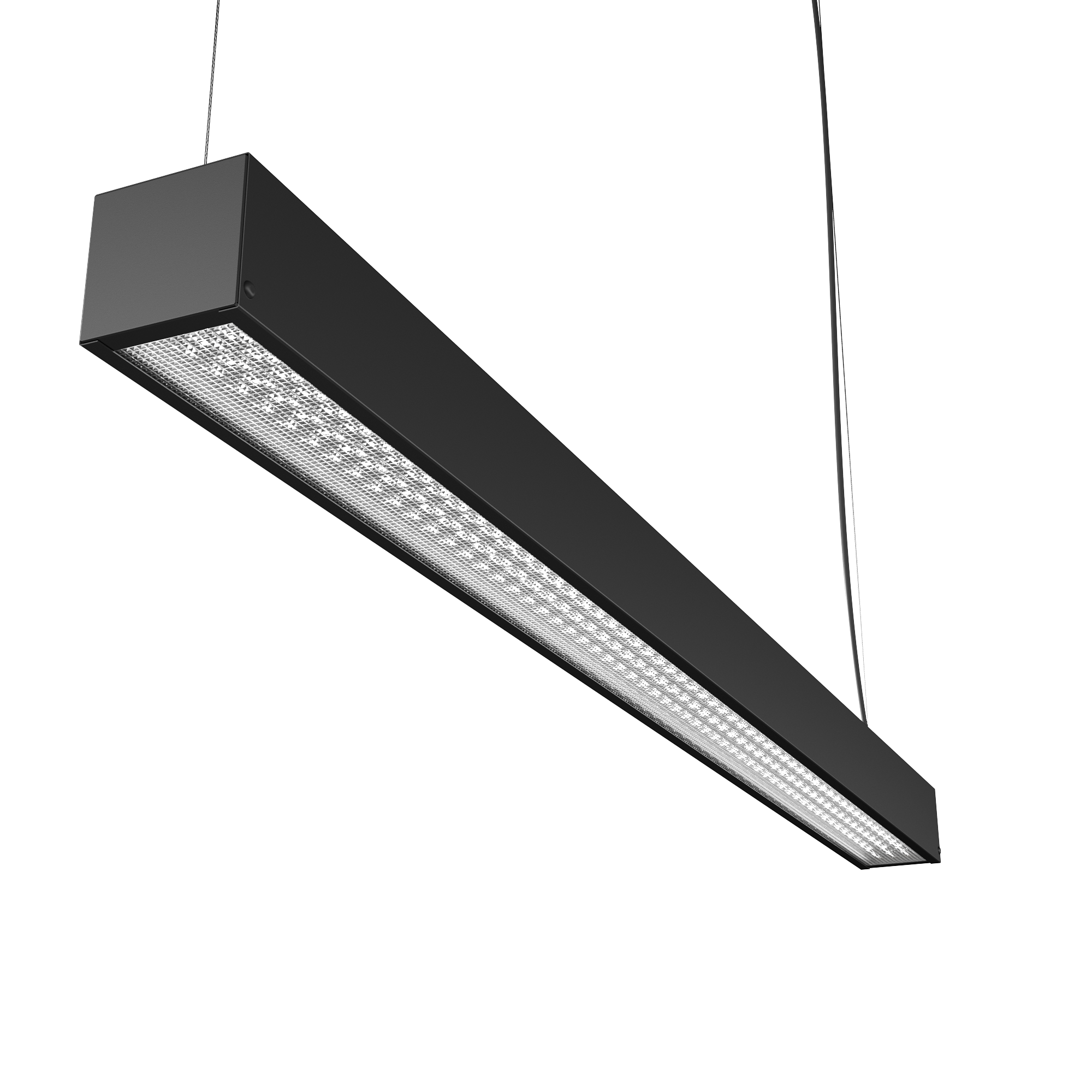 Светодиодный светильник Geniled Trade Linear Standart 980x65x60 60Вт 3000K Микропризма Черный