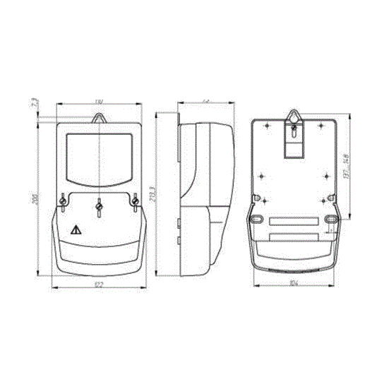 Счетчик электроэнергии многотарифный CE201.1 S7-2