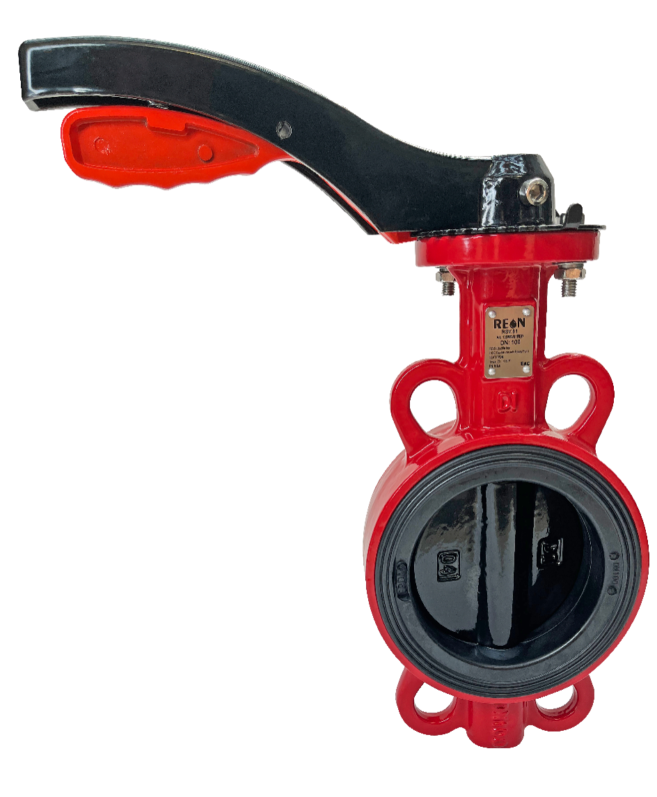 Дисковый поворотный затвор с алюминиевой рукояткой REON тип RSV81RED DN 125 PN 16