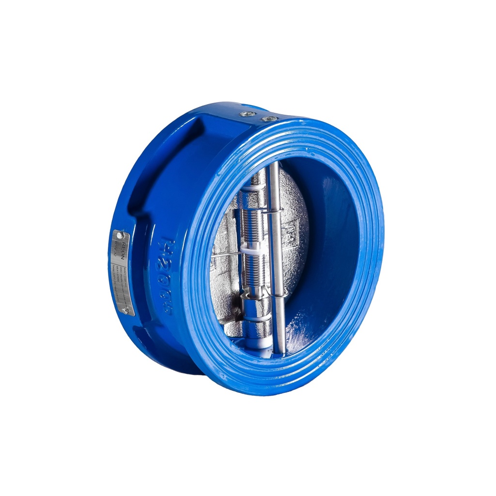 Обратный клапан двухстворчатый межфланцевый REON тип RSV32 DN 150 PN16