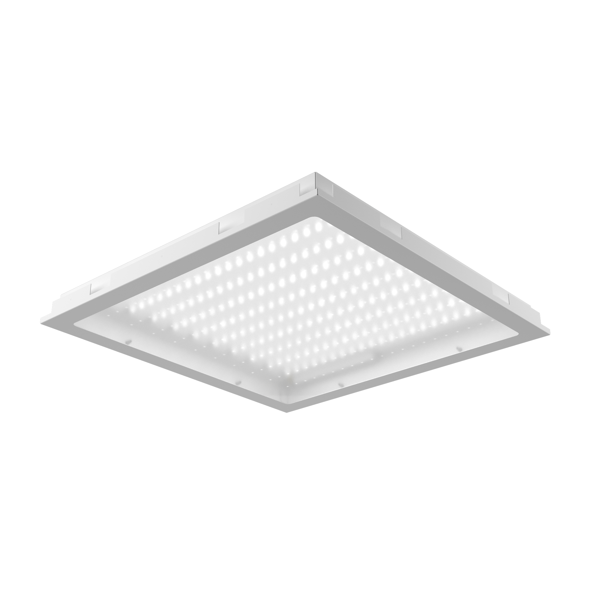 Светодиодный светильник Geniled Clip-In Standart 600x600x60 100Вт 4000К 90Ra Матовое закаленное стекло