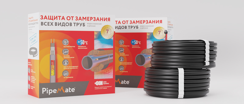 Подробно о новых комплектах греющего кабеля для водопровода Pipe Mate