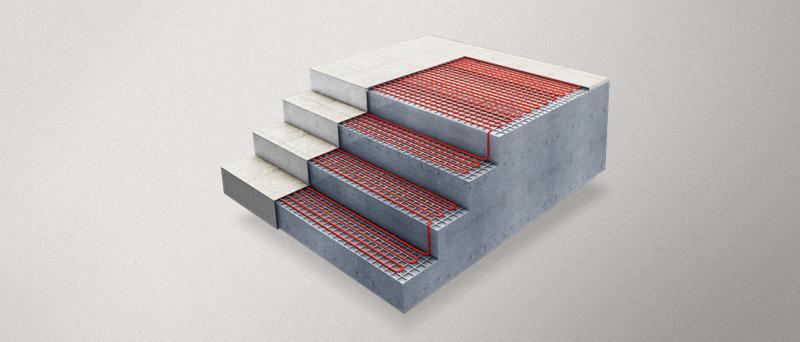 Сколько стоит обогрев крыльца греющим кабелем?