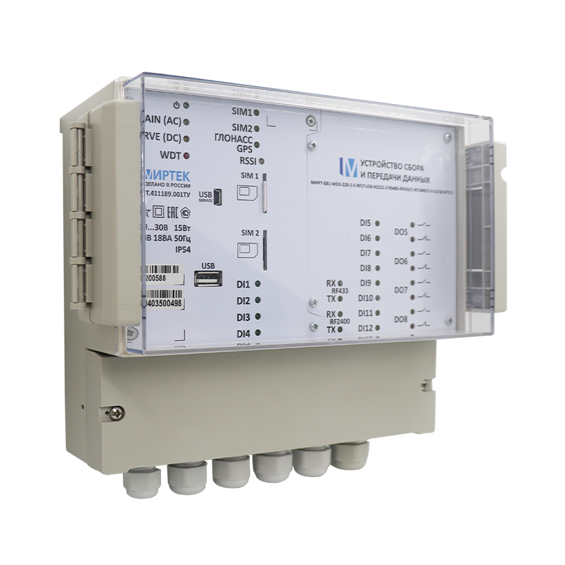 УСПД МИРТ-881-D6.1-24-E-RFLT-USB-RS232-4·RS485-S-I4GPZF/1